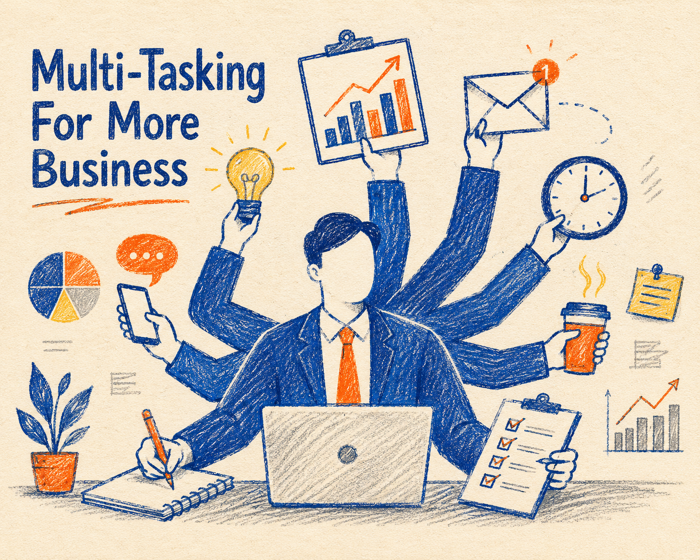 Multi-Tasking For More Business